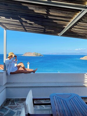 House, 2 Bedrooms, Terrace | Property grounds - Lesvos Greek Island, Birds Bay (Lesvos)