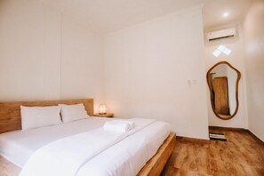 Quarto casal, vista para o jardim