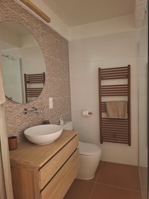 Secador de pelo, jabón y papel higiénico