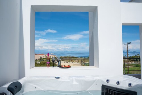 Villa Serena Kalithea Rhodes Sea View Jacuzzi