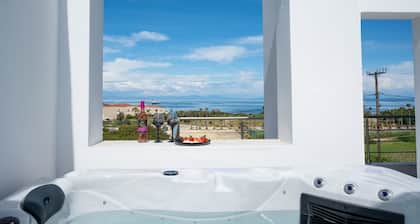 Villa Serena Kalithea Rhodes Sea View Jacuzzi