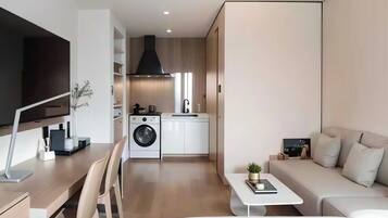 Comfort Double Room, City View | Desk, laptop workspace, blackout curtains, iron/ironing board