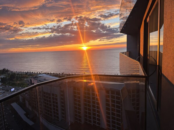 Vue depuis le balcon