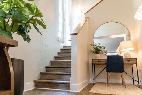 2 BR + Free Private Parking - Sun Filled Tall Windows-Exposed Beam High Ceilings