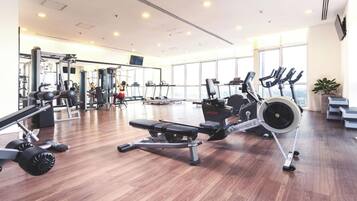 Apartment, 1 Bedroom, Balcony, City View | Fitness studio