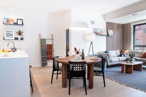 Dining - Professionally designed 2 bedroom, 2 bath condo in Mackenzie Village- your Mountain Escape awaits! (Revelstoke)