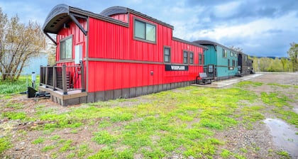 Chama Crossing - Tiny Train Next to Railroad - Dog Friendly