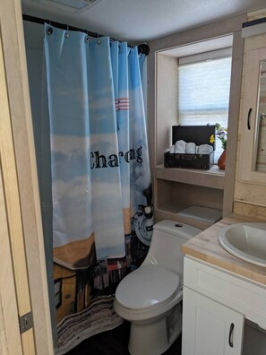 Bathroom - Chama Crossing - Engine-Tanglefoot (Chama)