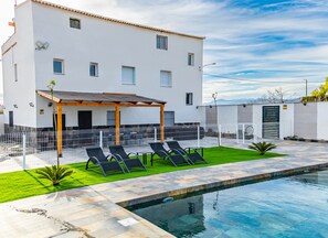 Pool - Rural House 'Cristea Barranda' with Mountain Views, Wi-Fi and Air Conditioning (Murcia)