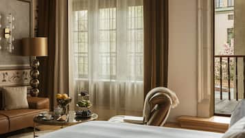 Ropa de cama de alta calidad y artículos del minibar gratis