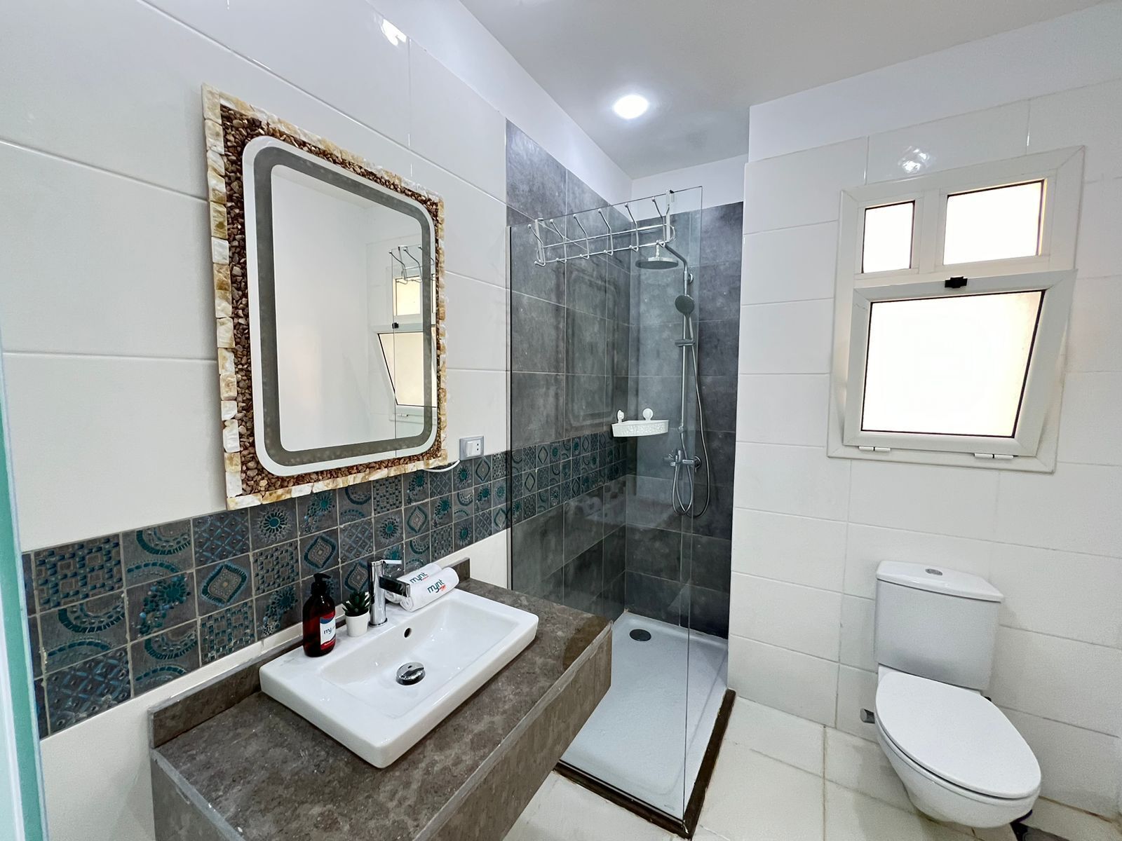 Chalet, 3 kamar tidur, pemandangan laguna | Kamar mandi