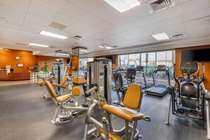 Fitness facility - 2-bedroom apartment in excellent Las Vegas with AC and fitness room polo (Las Vegas)