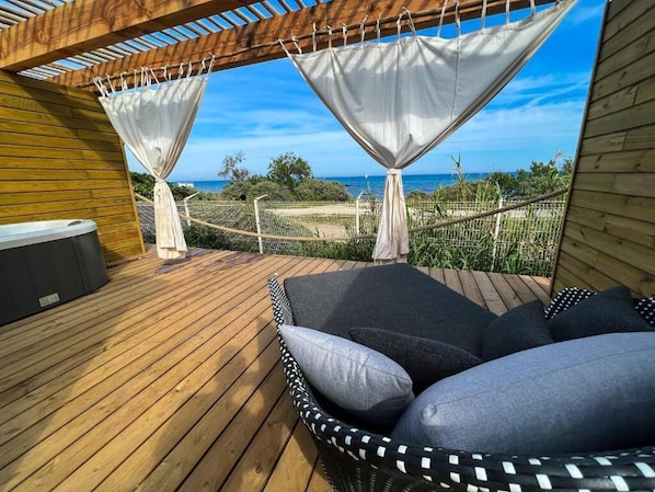 Suite - havudsigt | Terrasse/gårdhave