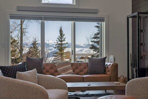 TV, fireplace, offices - Abode at Solstice Suite, ski shuttle, hot tub (Teton Village)