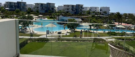Chalet, 3 Schlafzimmer, Blick auf die Lagune | Pool