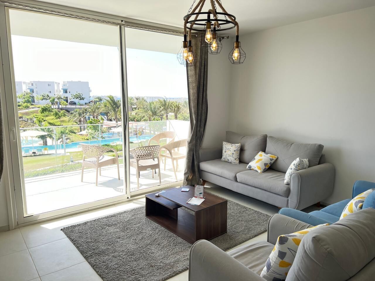 Chalet, 3 Bedrooms, Lagoon View | Living area