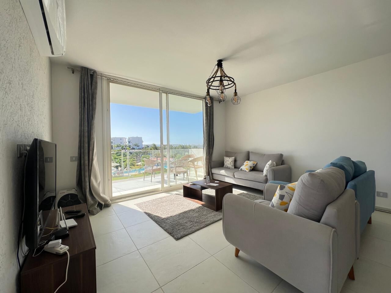 Chalet, 3 habitaciones, vista a la laguna | Área de sala de estar
