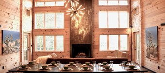 Secluded 4 bedroom cabin on a private pond.