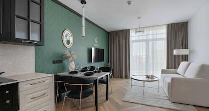 Elegant Apartment with Balcony | Air Conditioning | Close to the Spa.