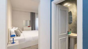 Studio, 1 grand lit, vue ville