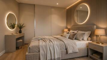 Deluxe Studio, 1 King Bed, City View | Laptop workspace, free WiFi