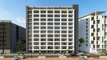 Deluxe Studio, 1 King Bed, City View | Exterior