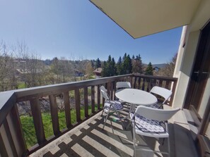 Outdoor dining - Charming apartment - 4 guests (Les Rousses)