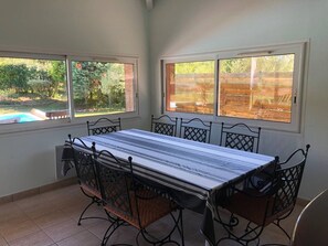 Dining - Villa with pool and Wifi - 10 guests (Moliets-et-Maa)