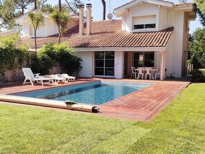 Pool - Townhouse with pool - 5/6 guests (Moliets-et-Maa)