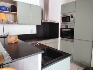 Fridge, microwave, oven, dishwasher - Townhouse with pool - 5/6 guests (Moliets-et-Maa)
