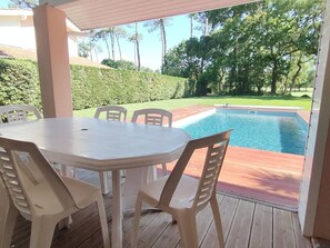 Pool - Townhouse with pool - 5/6 guests (Moliets-et-Maa)