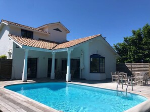Pool - Comfortable villa - 6 guests (Moliets-et-Maa)