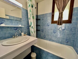 Bathroom - Spacious apartment with private garden - 6 guests (Le Monêtier-les-Bains)