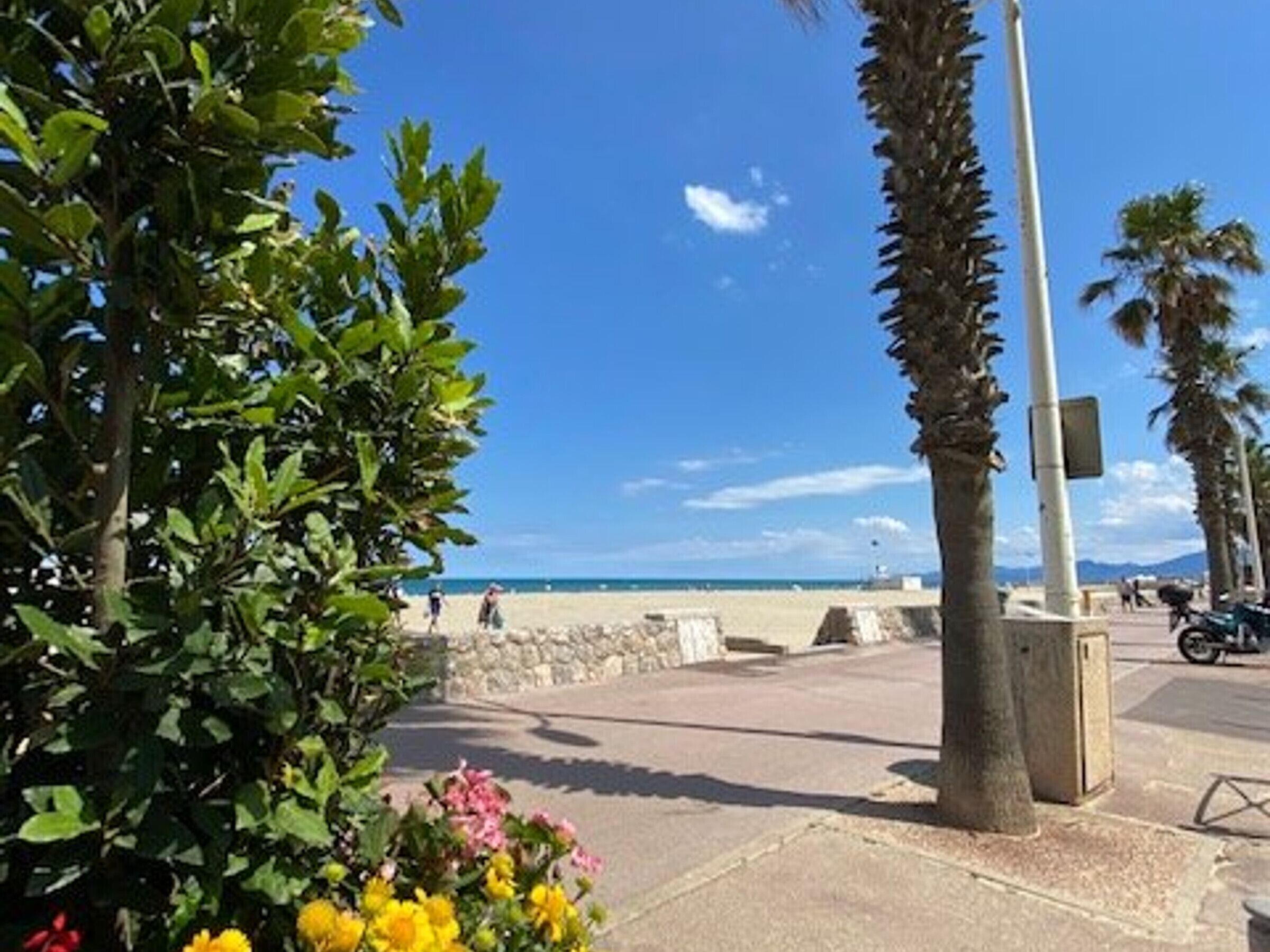 På stranden