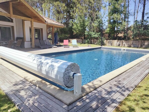 Pool - Villa with private heated pool - 10 guests (Moliets-et-Maa)
