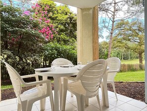 Outdoor dining - Comfortable house with terrace - 6 guests (Moliets-et-Maa)
