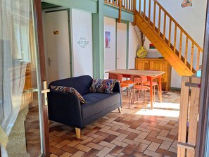 Living area - Family house with terrace - 6 guests (Moliets-et-Maa)