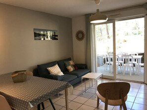 TV - Apartment with parking, pets allowed - 6 guests (Moliets-et-Maa)
