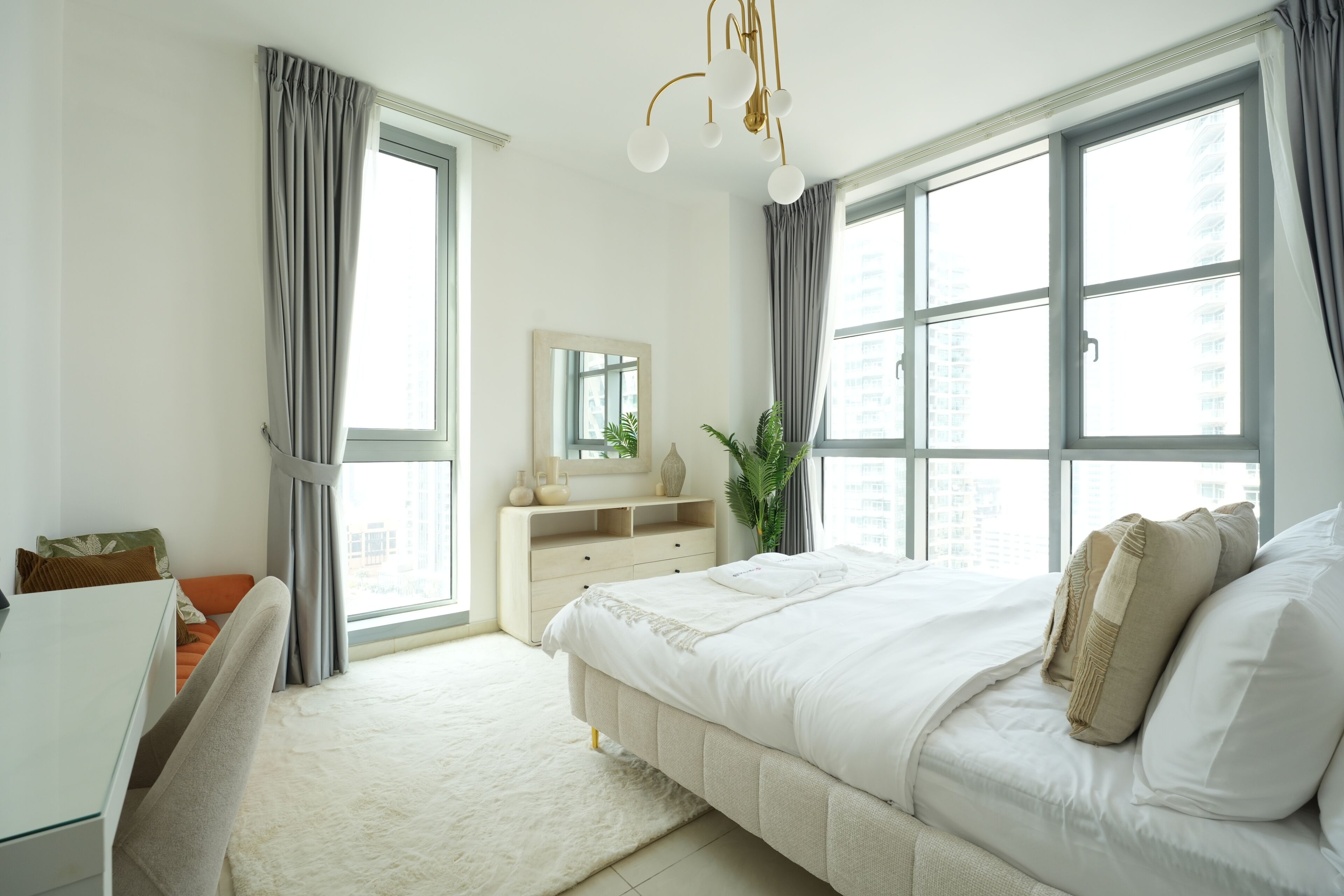 Comfort-Apartment, 2 Schlafzimmer, Küche, Seeblick