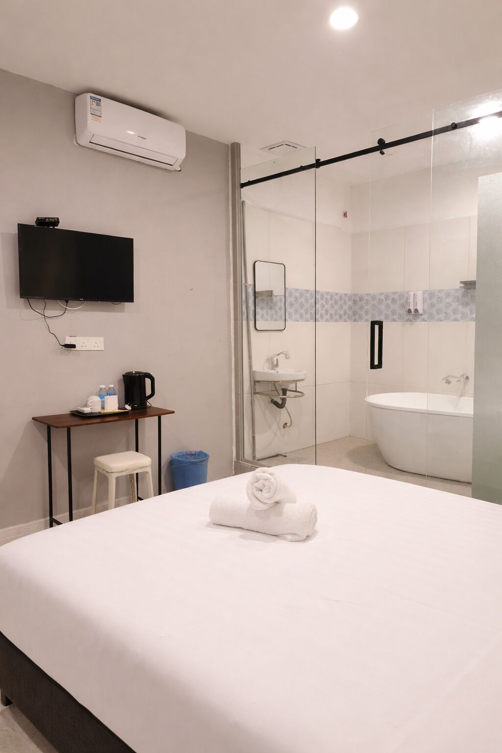 Luksus-dobbeltværelse - 1 kingsize-seng | Badeværelse