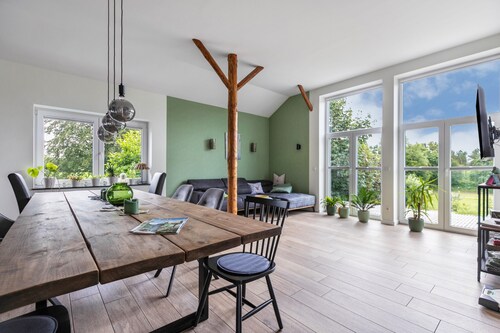 Apartment "Hof Wuushöh" with Shared Garden, Balcony, and Wi-Fi