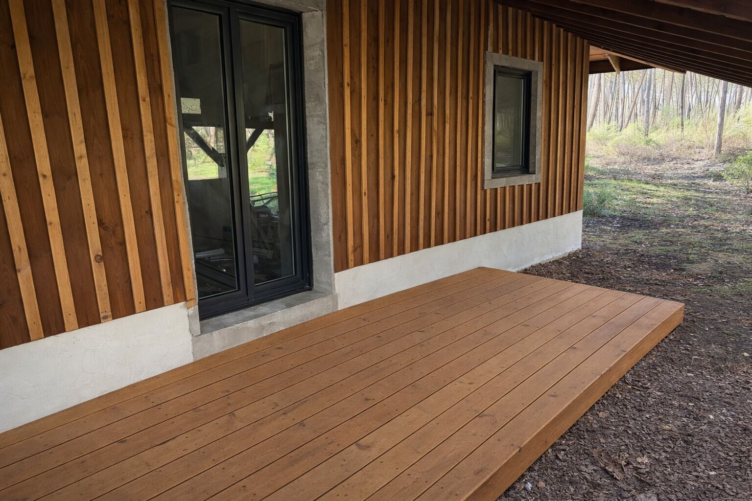 Chambre Double, salle de bains attenante | Terrasse/Patio