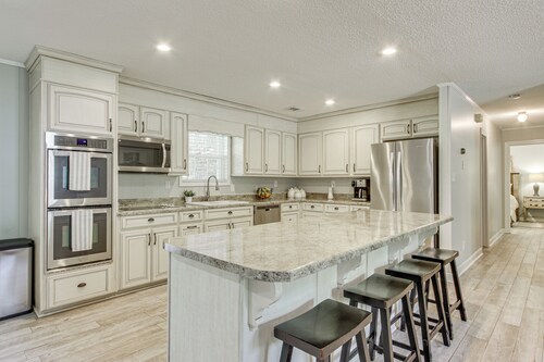 Shoals Area Oasis w/ Boat Dock & Outdoor Kitchen