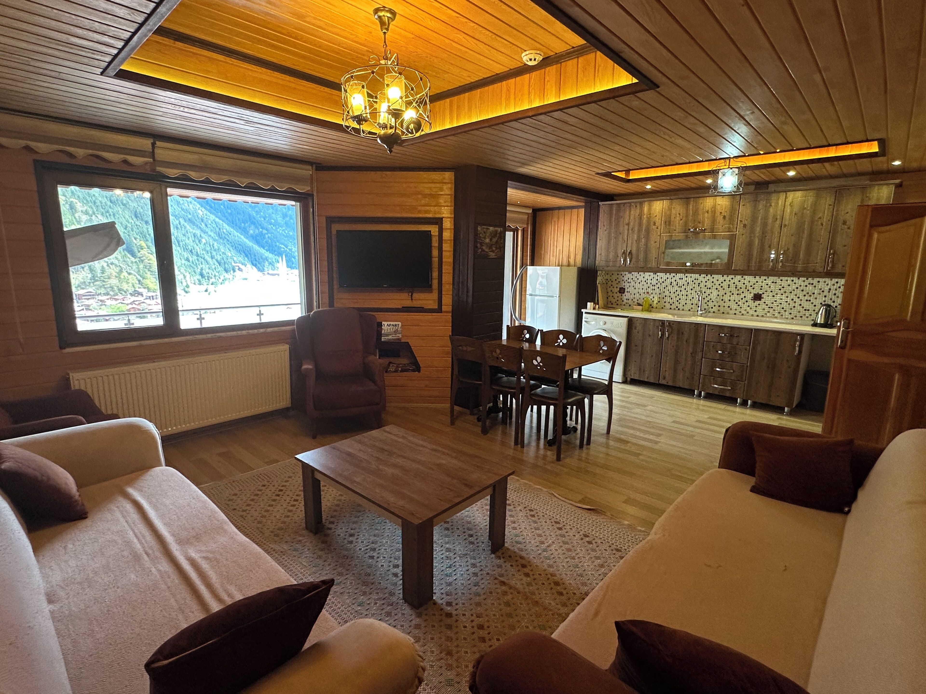 Appartement Familial, vue lac | Coin séjour
