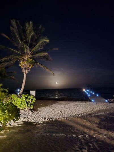 Beach front, reef view, sleeps 8