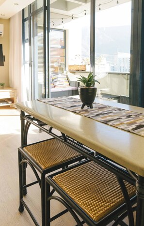 Apartment, 2 Bedrooms, Balcony | Dining - Central Cape Town Apt With Views (Cape Town)