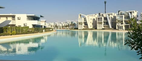 Chalet, 3 Bedrooms, Lagoon View | Pool