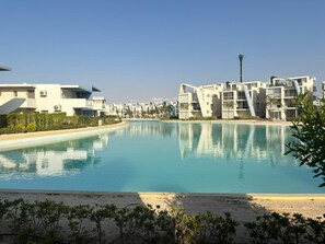 Chalet, 3 chambres, vue sur la lagune | Piscine