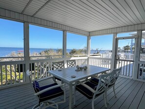 Outdoor dining - Gorgeous St. Joseph Bay Views!  Private Pool (Port St Joe)