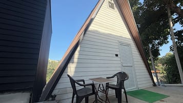 Cabaña Elite, vistas a la montaña | Restaurante al aire libre